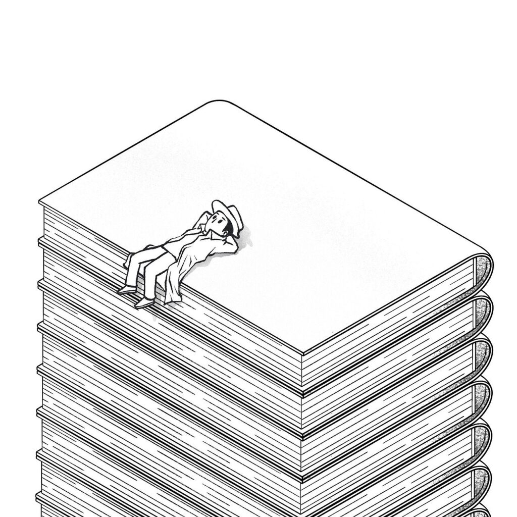 Stack of slim books — a shortcut to finish your Goodreads reading challenge early